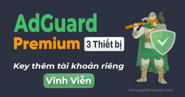 Adguard Premium 3 Thiết Bị